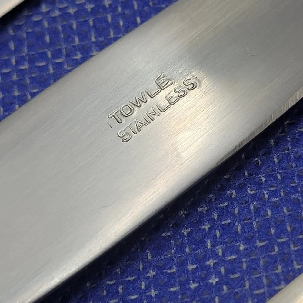 Set of 4 Towle Silver Merrimack Stainless Steel USA Dinner Knives